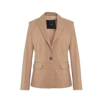 Pinko Blazers, female, Beige, Size: S Freda Blazer