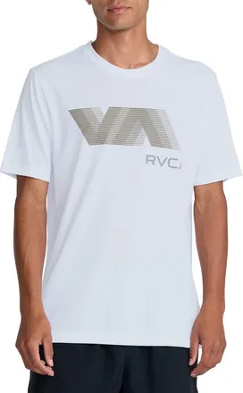 Rvca VA Blur Performance Graphic T-Shirt in White at Nordstrom, Size Xx-Large