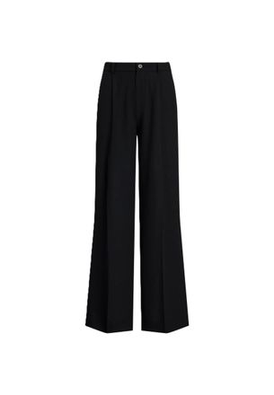 Ralph Lauren High-Waisted Tailored Pleated Wide-Leg Pants