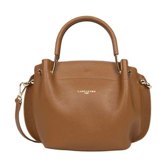 Lancaster Foulonn&eacute; Double Louisa Handtas - Dames - Tassen - Bruin - Maat: ONE Size Leer