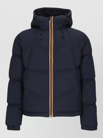 K-Way nylon quilted puffer coat