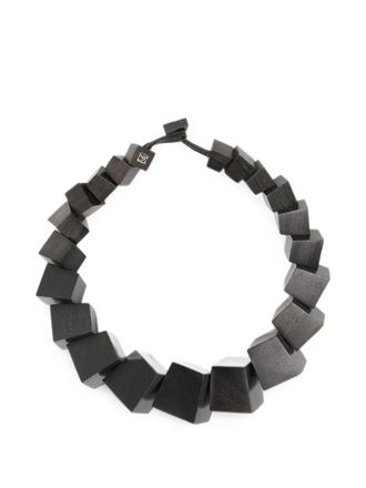 Monies Necklace Wooden Cubes Aether