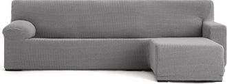 Eysa Funda de sofá chaise longue derecha b/c gris 250 - 360 cm