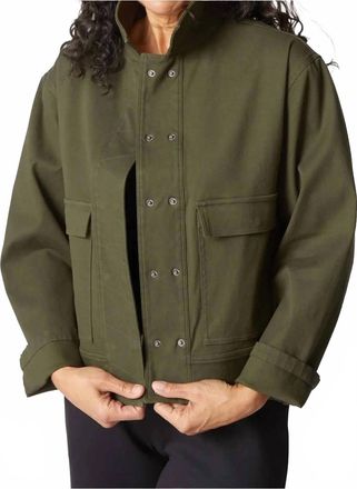 Habitat Ultra Stretch Twill Cargo Jacket In Forest