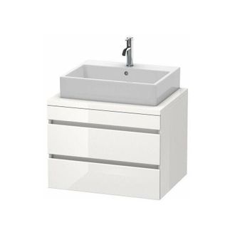 Duravit Consola Base Durastyle 512x700x548mm Blanco Brillante / Basalto Mate