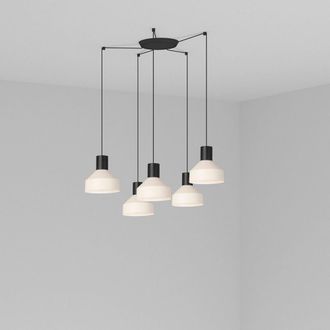 Faro Barcelona Faro Kombo - L&aacute;mpara De Techo Colgante Cluster Beige, E27