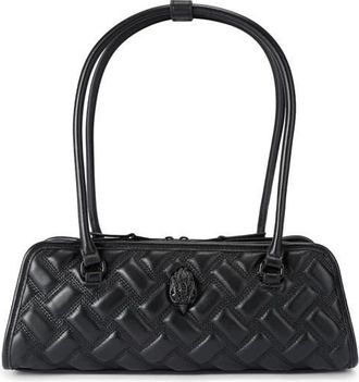 Kurt Geiger Kensington Quilted Shoulder Bag in Black at Nordstrom