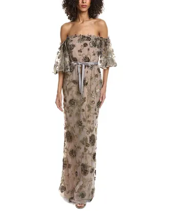 Marchesa Embellished Gown