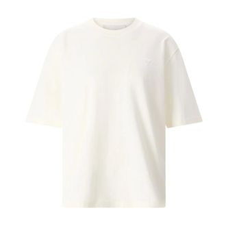 Ami Boxy T-Shirt - unisex - Ami Paris - T-Shirts - Beige - M - Tops