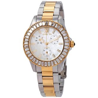 Invicta Angel Crystal Mother of Pearl Dial Ladies Watch 28451