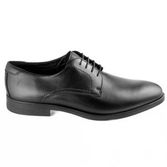 Ecco Mens Melbourne Plain Toe Tie Oxford In Black