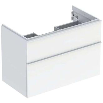 Keramag Keramag - Geberit Icon Mueble Bajo Lavabo, 2 Cajones, 88,8x61,5x47,6 Cm