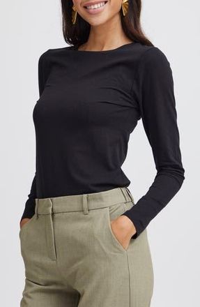 b.young By Pamila Cotton T-Shirt in Black at Nordstrom Rack, Size X-Large