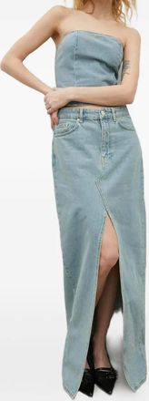 Won Hundred belt-loop maxi skirt - Blue