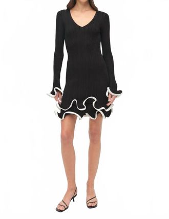 SIMKHAI Avalon Knit Mini Dress In Black