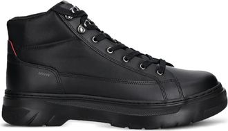 HUGO BOSS Enkellaarzen met veters - Zwart