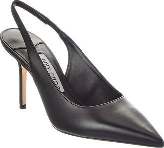 Jimmy Choo London Love 85 Leather Slingback Pump