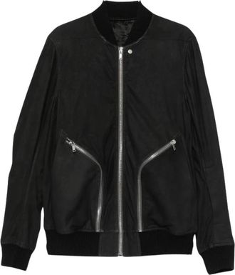 Rick Owens Leren Bomberjack - Heren - Bomber jackets - Zwart - M - Leer - Jassen
