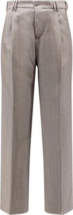 Pantaloni Torino Broeken, Heren, Grijs, S, Wol, Michael Broek