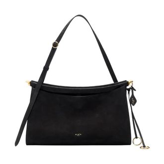 Alaia Le Click Pocket 35 - Dames - Schoudertassen - Zwart - ONE Size - Leer - Tassen