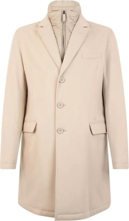 Herno Jas met binnenvulling - Heren - Mantel - Beige - L - Wol - Jassen