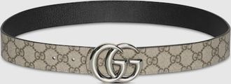 Gucci Reversible GG Marmont Belt, Size 95