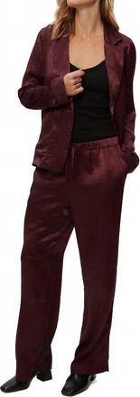 Michael Stars Sanji Drawstring Pant In Red