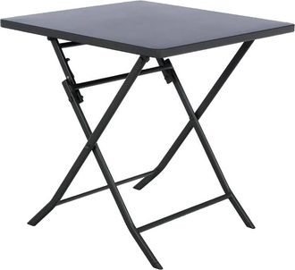 Hesperide Mesa Plegable Cuadrada Grafito 2 Plazas