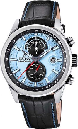 Festina F20695-2 Mens Timeless Chronograph Watch - Silver - One Size
