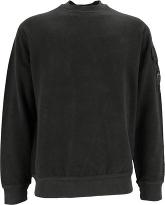 C.P. Company Felpa Girocollo - Heren - Sweatshirts - Groen - L - Katoen - Hoodies & sweatvesten