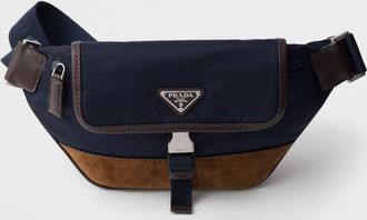 Prada Re-Nylon and leather belt bag