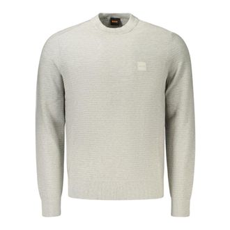 HUGO BOSS Anion_S Sweater - Knitwear - Hombre - Gris - 2XL