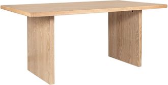 Klast Mesa fija efecto madera natural 180x76 cm