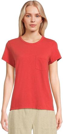 Toad&Co Primo Short Sleeve Crew Womens Clothing Canoe : LG, Cotton