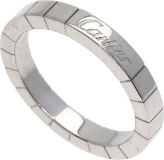 Cartier Lanieres White Gold White Gold (18K) Band Ring (Pre-Owned)