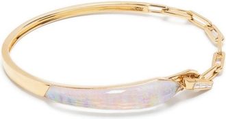 Stephen Webster 18kt yellow gold Slimline Shard opal diamond bracelet - women - Diamond/18kt Yellow Gold - One Size