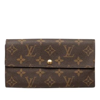 Louis Vuitton Pre-owned Wallets, female, Brown, Size: ONE SIZE Pre-owned The Sarah Wallet