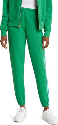 Aviator Nation Stripe Sweatpants in Kelly Green/blue at Nordstrom, Size X-Large