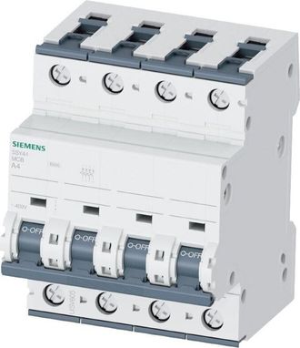 SIEMENS Disyuntor Siemens 4p 20a 10ka Curva C 5sy4420-7