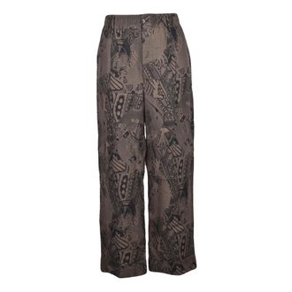 Vivienne Westwood Krall Elastische Broek - Heren - Wijde Broeken - Veelkleurig - XS - Linnen - Broeken