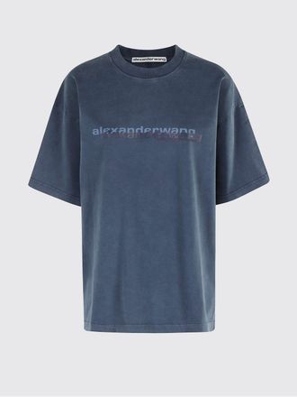 Alexander Wang T-shirt oversize in cotone con logo Alexander Wang