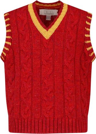 ERL Gilet A Maglia Intrecciata