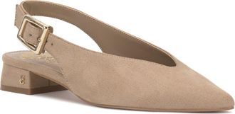 Vince Camuto Velana Pointed Toe Pump in Tortilla Stretch at Nordstrom Rack, Size 6.5