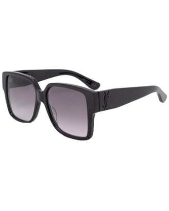 Saint Laurent Womens Oversized 55Mm Sunglasses