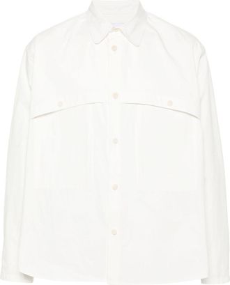 Sage Nation White Cotton Shirt - Mens - Cotton