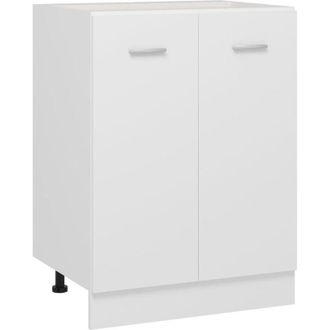 vidaXL Armadio Inferiore Lyon Bianco 60x46x81,5 cm - Vidaxl