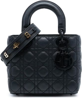 Dior Pre-owned Dior Small Ultra Matte Calfskin Cannage My ABCDior Lady Dior 29-MA-1210