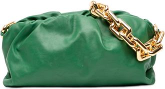 Bottega Veneta Pre-owned Bottega Veneta Lambskin Chain Pouch Ladies U8P08T0GT58YO8SG