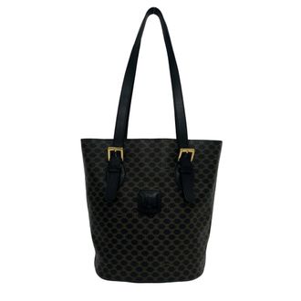 Celine Black Brown Leather Pvc Handbag Tote Bag (Pre-Owned)