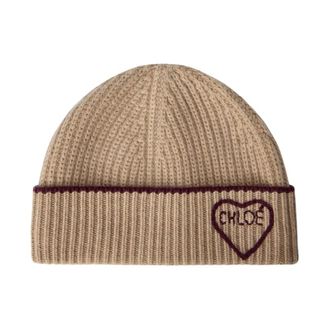 Chlo&eacute; Encoeur Muts - Dames - Hoeden - Beige - ONE Size - Wol - Accessoires